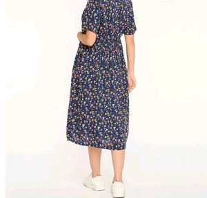 Bella Mama Floral Printed Maternity Dress