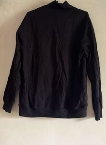 Black Zip-Up Sweatshirt