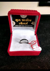 Band Ring Plan Round Pure Silver 925