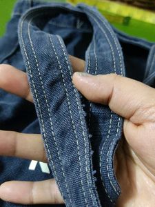 Kangol Blue Denim Tote Bag