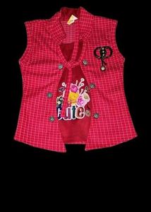 Cute Pink Skirt Set