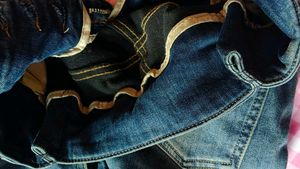 Flared Jeans with Split Detail