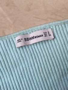 Mint Green Cropped Cardigan