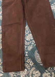Brown Denim Jeans