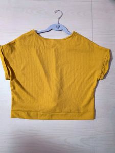 Mustard Low Rise Top