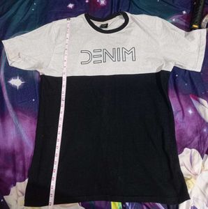 DENIM Color Block T-Shirt