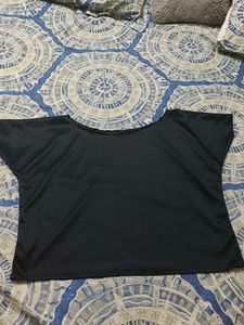 Black handmade Oversized T-Shirt