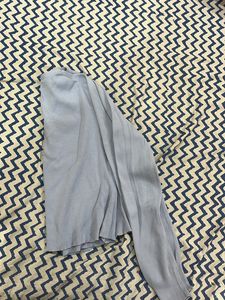 A Blue Woolen Crop Top