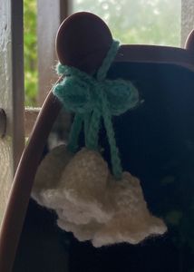 Handmade Crochet Flower Keychain