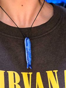Blue Fish Pendant Necklace