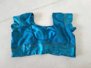 Dark Blue Saree with Blouse