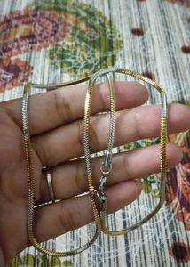 Two-Tone Chain Necklace