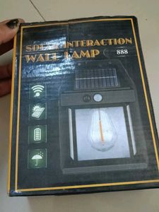 Solar Powered Outdoor Wall Light