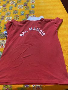 Red Collared T-Shirt
