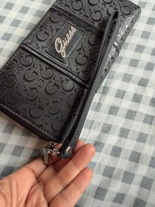 Original Guess Black Monogram Wallet