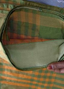 Elegant Checkered Silk Saree