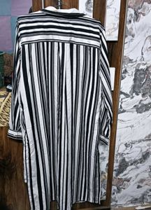Chic Striped 🅰️Long Sleeve Tunic Top