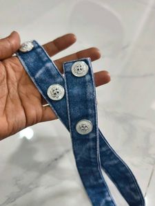 Cute Denim Pinafore Dress