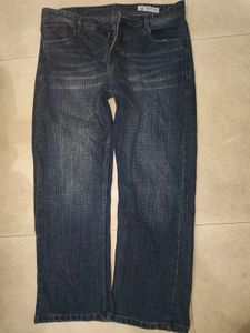 dark wash straight leg jeans from grant