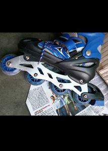 Blue Inline Skates Adjustable