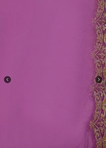 Embroidered Purple Kurta Set with Dupatta
