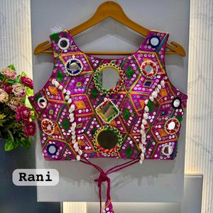 Designer Embellished Blue Blouse