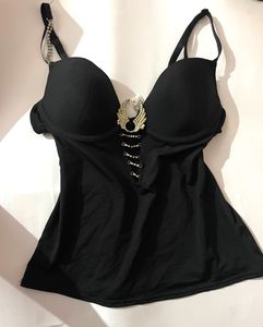Black Embellished Cami Top