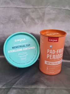 Sirona Menstrual Cup And Sterilizing Container