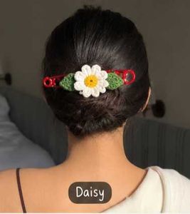 Cute Crochet Bow Hair Clip
