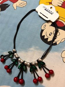 Cute Cherry Charm Necklace