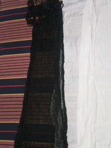 Elegant Black &amp; White Dupatta combo
