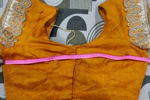Vibrant Yellow Embroidered Blouse