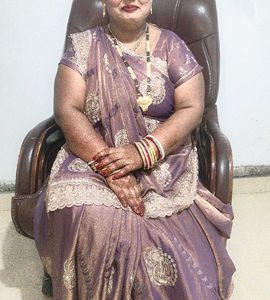 Elegant Purple Embroidered Saree