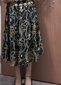 Chic chain Print Skirt