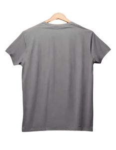 💥New Men's Premium Solid Cotton Grey T-shirt