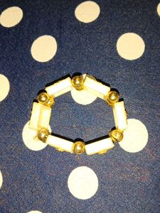 Ivory & Gold Bracelet
