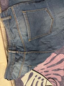 Flared Lace-Up Jeans