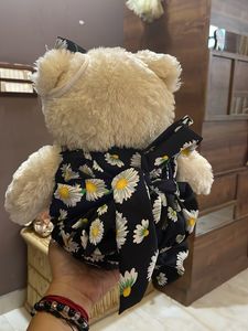 BAB Teddy Bear with  crochet Flower Pot