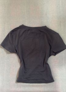 Charcoal Grey Basic T-Shirt