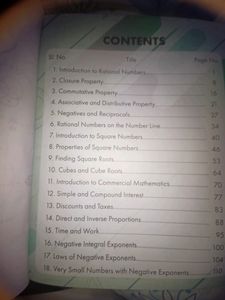 Learning Book For Class 8 Student Math