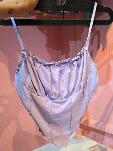 Lilac Ruched Camisole Top