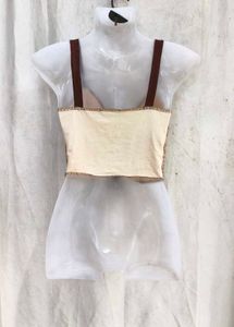 16279. Cream Corset Style Crop Top
