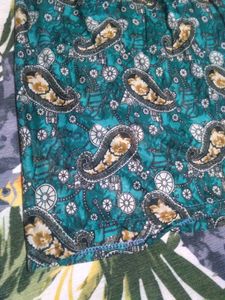 Paisley Print Boho Skirt