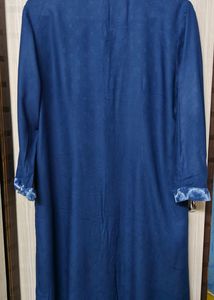 Casual/College Wear - Blue Kurta With Buttons