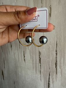 Cherry Hoop Earrings