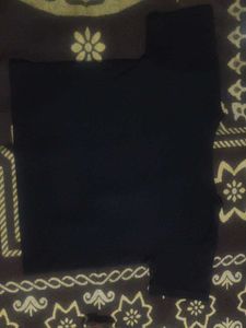 Black T-Shirt 'Beautiful' Print