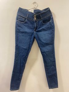 Blue High Rise Skinny Jeans
