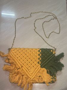 Boho Macrame Crossbody Bag