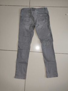 Grey Slim Fit Denim Jeans