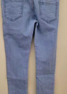 Excellent condition Girls' Light Wash Heart Jeans